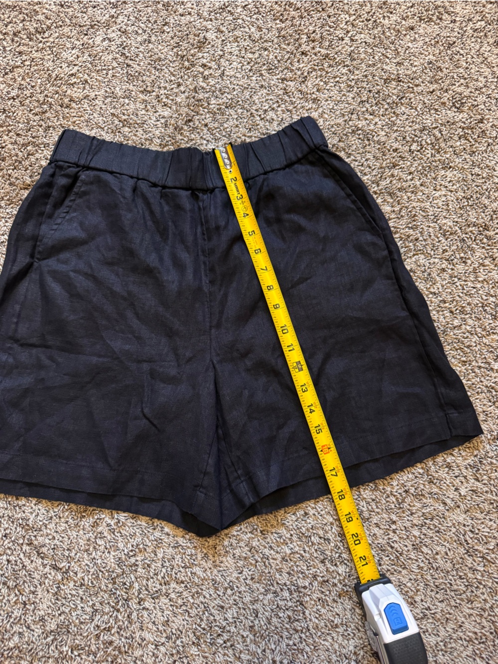 J. Crew Black High-Rise Elastic Waist Shorts - Picture 12 of 16